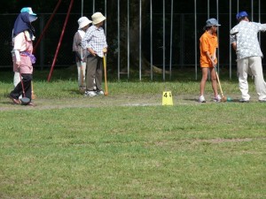 水ノ久保グランドゴルフ大会に参加