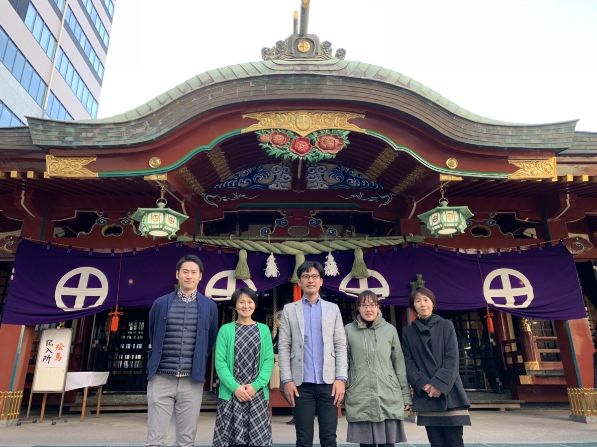 2019年新年松原神社にて